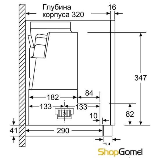 Кухонная вытяжка Siemens LI67SA680