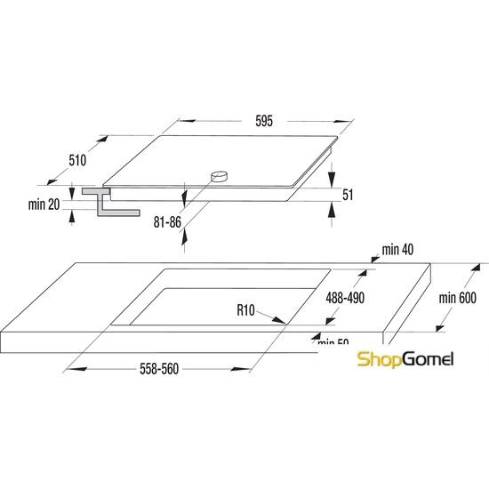 Варочная поверхность Gorenje EC6INI
