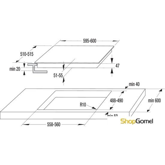 Варочная поверхность Gorenje ECT620X