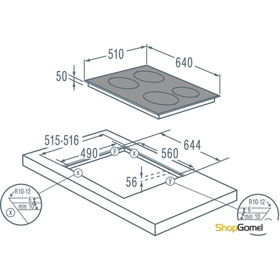 Варочная поверхность Gorenje GIS67SC