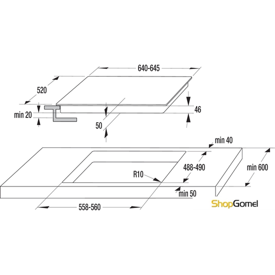 Варочная поверхность Gorenje GIS68XC