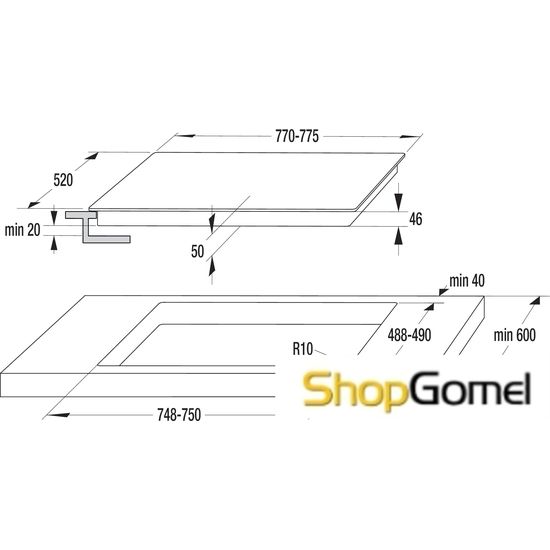 Варочная поверхность Gorenje GIS74XC