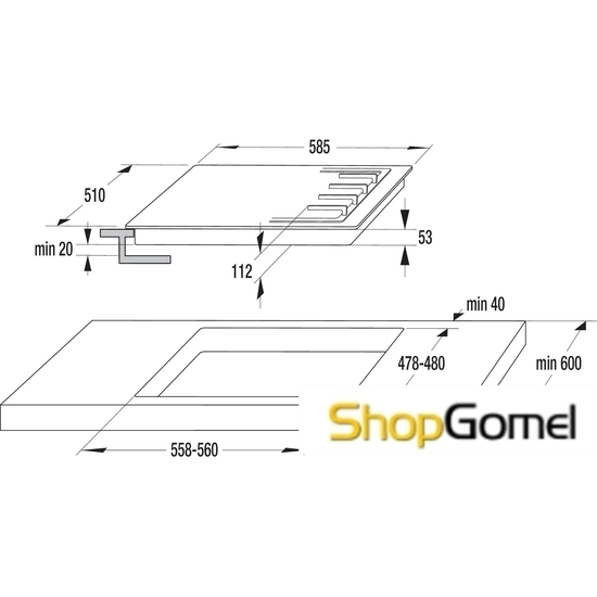 Варочная поверхность Gorenje GT641SY2B