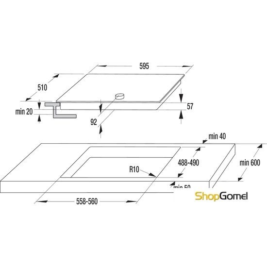 Варочная поверхность Gorenje IC634CLB