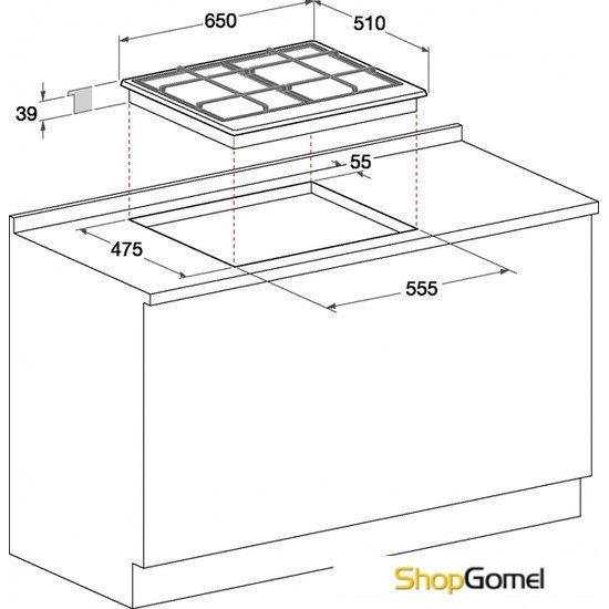 Варочная поверхность Hotpoint-Ariston PK 640 R X /HA