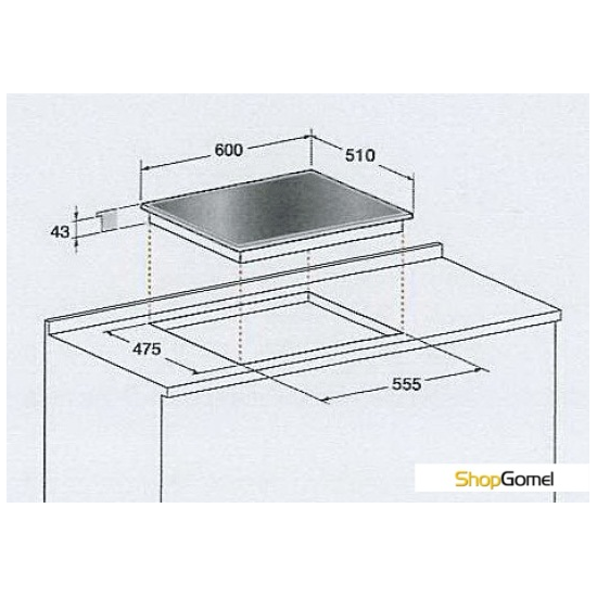 Варочная поверхность Hotpoint-Ariston TQ 640 (CF) K GH/HA