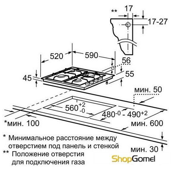 Варочная поверхность Siemens EO616PB10E