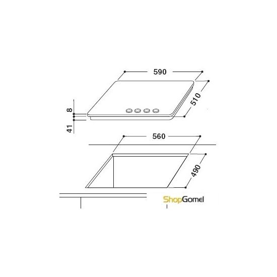 Варочная поверхность Whirlpool AKT 414 NB