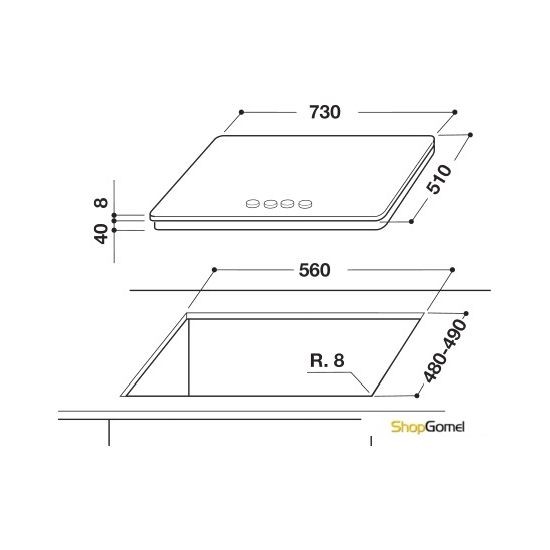 Варочная поверхность Whirlpool AKT 7510/NB