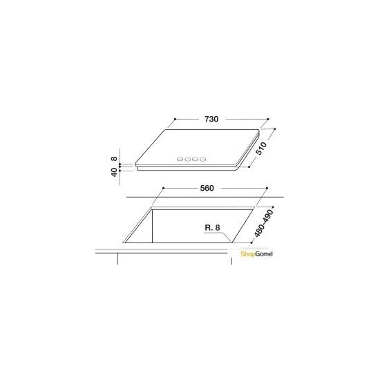 Варочная поверхность Whirlpool AKT 7510/WH