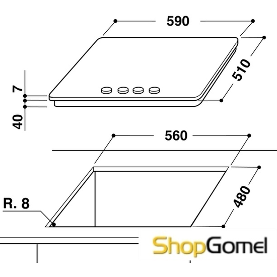 Варочная поверхность Whirlpool GMA 6422/IX