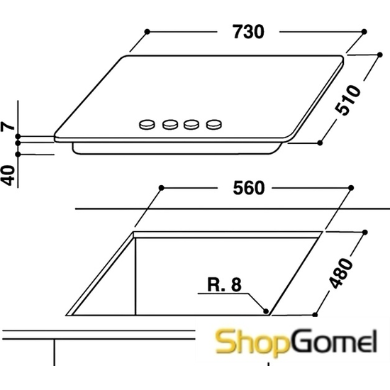 Варочная поверхность Whirlpool GMA 7522/IX