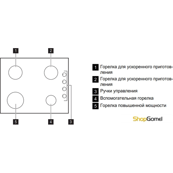 Варочная поверхность Zanussi ZGG62414CA