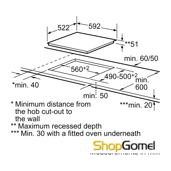 Варочная поверхность Bosch PIA611T14E