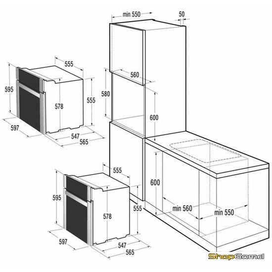 Духовой шкаф Gorenje BO5306PX