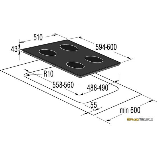 Варочная панель Gorenje ECD620AC