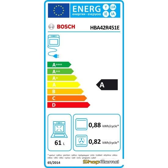 Духовой шкаф Bosch HBA42R451E