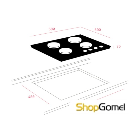 Варочная панель TEKA HF LUX 60 4G AI AL (40229060)