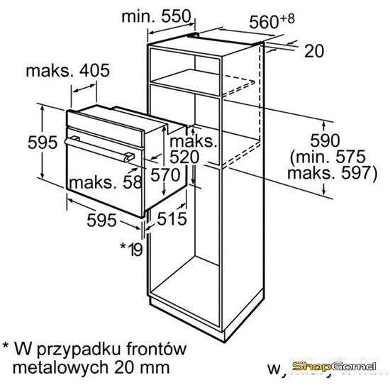 Духовой шкаф Bosch HBG43S450E