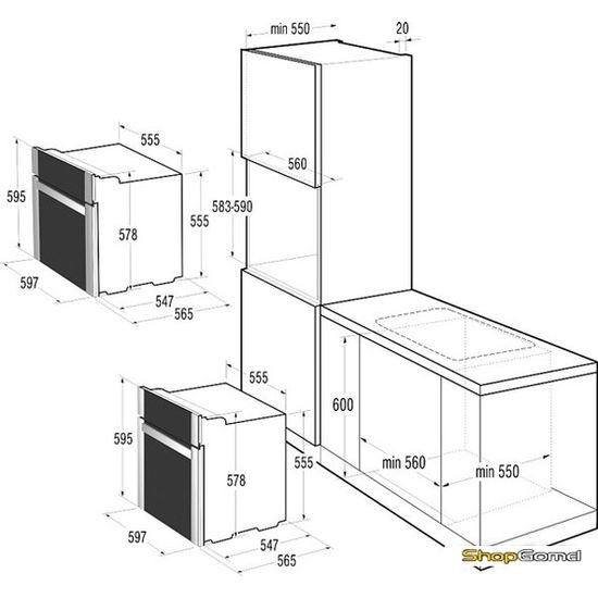 Духовой шкаф Gorenje BO9950AB