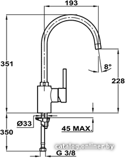 Смеситель TEKA ARK 915 (23.915.12.00)